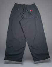 Nike Life Mens XL-T Black Wide Leg Pants Oversized Cotton Twill Retro Logo Baggy picture