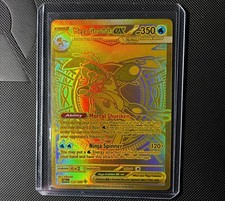 Pokemon TCG Mega Greninja ex Mega Hyper Rare 122/086 Chaos Rising Gold Card NM picture