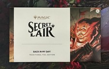 MTG Secret Lair: BACK IN MY DAY - FOIL - US Seller In Hand SEALED picture
