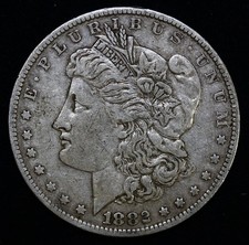 1882-O/S Morgan Silver Dollar XF #Q22 picture