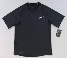 Men's Nike Pro DQ6208-010 Black SLIM FIT Dri Shirt picture
