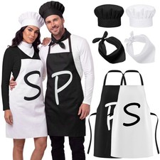 COSWEARX 6PCS Halloween Couples Costume Set Ketchup Mustard Salt Pepper Cospl... picture