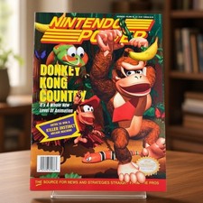 Vintage 1994 Nintendo Power Vol 66 Donkey Kong Country SNES Magazine Retro picture