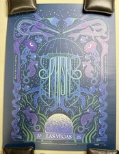 Phish The Sphere Las Vegas NV 2024 Official Show Poster Steely Signed SE/1300🐠 picture
