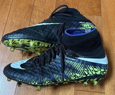 Nike Hypervenom Phantom II FG ACC Black Volt 747213-017 Men's Size 8 Great Cond picture
