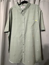 RSVLTS TMNT Nickelodeon “Ninja Armory” Men’s 3xl Xxxl Button Up Shirt Kunuflex picture