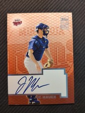 Topps 2002 Joe Mauer Twins TA-JM Autograph Auto  picture