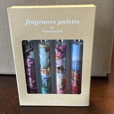 francesca's Fragrance Gift Set Spray 4 Scents 1 fl oz Mandarin Pear Jasmine Rose picture