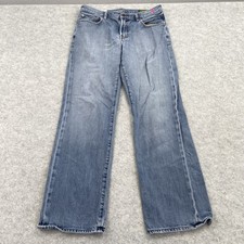 Gap 1969 Straight Fit Jeans Mens 32x32 (32x30) Blue Medium Wash Straight Leg picture