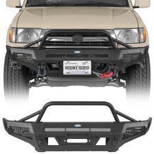 Fit 1996-2002 Toyota 4Runner Front Bumper w/ Tubular Grille Guard & Winch Plate picture