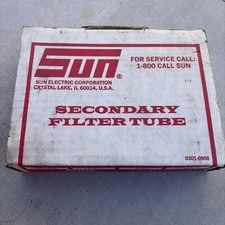 NOS Vintage Sun Electric Secondary Filter Tubes 0301-0908 Gas Analyzer Box 10 picture