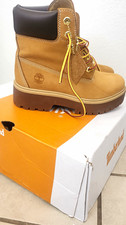 Timberland Men's Waterproof Leather Lace-Up Ankle Boots Wheat/Brown US 9 picture