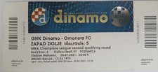 Rare Ticket GNK Dinamo Zagreb vs Omonoia FC, 20/07/21 Champions League 2nd Round picture
