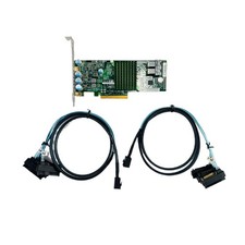 9300-8I LSI 3008 12G HBA IT Mode ZFS FreeNAS unRAID+2*SFF-8482 SAS SATA Cable US picture