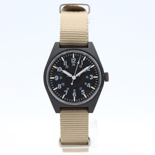 Vintage Marathon H3 Military Mechanical Wristwatch Reinforced Resin MIL-W-46394E picture
