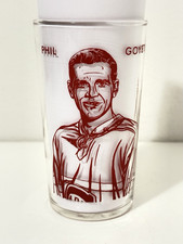 Vintage 1960-61 Phil Goyette York Peanut Butter Glass NHL Montreal Canadiens picture