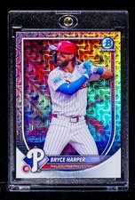 Bryce Harper REFRACTOR PRIZM CARD Philadelphia Phillies picture