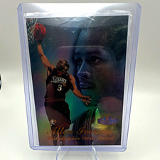 Fleer 1997-98 Flair Showcase Showtime Row 3 Allen Iverson #3 76ers picture