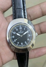 Rare vintage Breitling Geneve manual winding Black dial Swiss made men's watch  picture