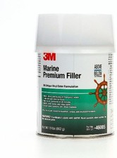3M Marine 46005 Premium Filler  QUART Filling Fairing GelCoat Aluminum Polyester picture