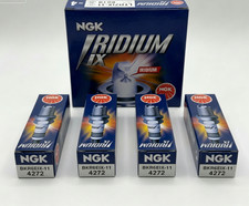 Genuine NGK 4272 BKR6EIX-11 Iridium IX Spark Plugs (4 Pack) For Honda Mitsubishi picture