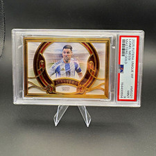 Futera 2025 Unique WF Lionel Messi Masters Gold MSG21 /12 PSA 9 picture