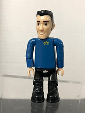 Vintage 2003 SMITI The Wiggles Anthony Figure Blue Shirt Blocky Articulated 3