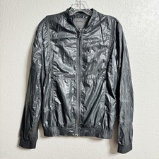 All Saints Icat Jacket Mens Small Gray 2008 Festival Full Zip Pockets picture