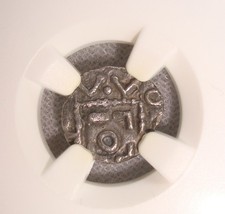 695-740 England, Anglo-Saxon Continental Issue Sceat NGC AU53 picture