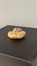 Sterling 925 Silver Ring Genuine Purple SAPPHIRE picture