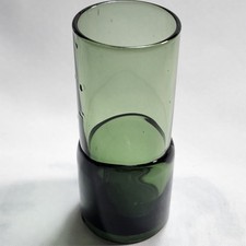 Pier 1 Imports Double Dipped Green Hand-Blown   3 oz   Shot Glasses picture