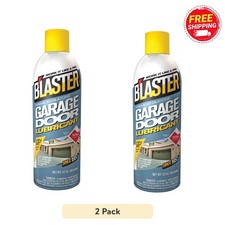 2 pk Blaster Silicone GARAGE DOOR LUBRICANT Silicone Based Lube Stops Squeaks picture