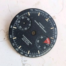 Nivada Grenchen Croton Chronograph Aviator Sea Diver Vintage Dial picture