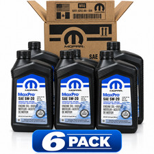 Mopar MaxPro SAE 5W-20 Motor Oil 1 Qt – Case of 6 – Jeep Dodge Chrysler Ram picture