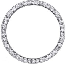 Custom 2.00 Carat Ct Rolex Datejust 36mm Stainless Lab Grown Diamond Bezel picture