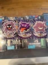 Pokemon Gengar Haunter Gastly Set Non-Holo Topps TV Animation Series 2 picture