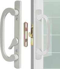 Offset Position Non-Keyed Sliding Patio Door Handleset with Mortise Lock, 45° Ke picture