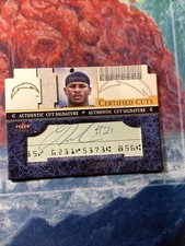 2001 Fleer Focus Ladanian Tomlinson Cut RC Signature Nm HOF picture