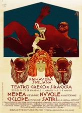 🌟 1920s Theatre Poster - Teatro Greco di Siracusa by Divito - 24x36” 🎭 - picture