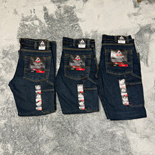 3 Pair Lot Bulwark FR Stretch Denim Jeans 34x32 CAT 2 NFPA 2112 NWT picture