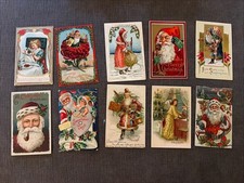 10 Early 1900 Christmas Postcards picture