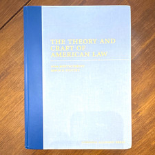 Carolina Academic Press Theory & Craft of American Law Mentschikoff 1981 HC picture