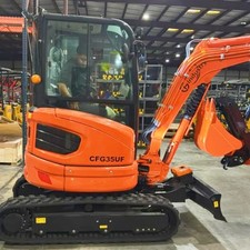 CFG Mini Excavator Upgraded ISO/SAE Kubota Diesel Engine Digger Hydraulic Thumb picture