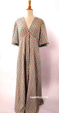NWT Max Studio Maxi Dress S Smocked Back Floral Balloon Sleeve Boho Cottagecore picture