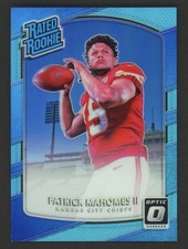 2017 Donruss Optic Aqua Prizm #177 Patrick Mahomes II RC Rookie 215/299  picture