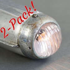 2-Pack - Delta TORPEDO Custom FLUTED Headlight Lens - Vintage Bicycle picture