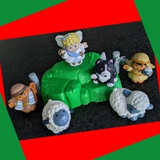 🎄 2005-2011 Fisher Price Little People Lil Shepherds H6731 Complete EUC OOP 🎄 picture