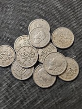 George VI Sixpence 6D - EXCELLENT COINS.- - MIXED DATES- NICE. picture