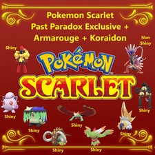 Pokemon Scarlet Violet ✨ Shiny 6IV Past Paradox Pokemon - 9 Scarlet EXCLUSIVES picture