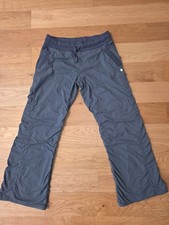 Lululemon Dance Studio Pant Grey Lined Athletic Yoga Womens 12 31